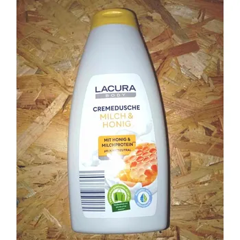 Sprchový gel LACURA Mléko a med krémový sprchový gel 400 ml