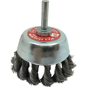 Drátěný kartáč SIT Hrncový kartáč copánkový TGZ70 ocel 70 mm