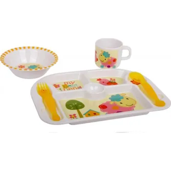 Jídelní set Small Foot Dětské nádobí nejlepší přátelé