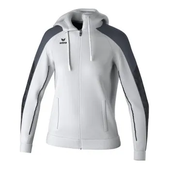ERIMA EVO STAR TRÉNINKOVÁ BUNDA S KAPUCÍ - DÁMSKÁ - Bílá, Černá - velikost 38 eur