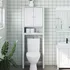 Koupelnový nábytek Berg úložná skříňka nad toaletu 60 x 27 x 164,5 cm