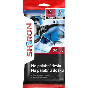 Autokosmetika SHERON Ubrousky na palubní desku 24 ks