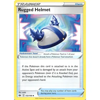 Sběratelská karetní hra Pokémon karta Rugged Helmet 152/198