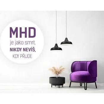 Samolepící dekorace MHD je jako smrt samolepka na zeď šíře 120 cm