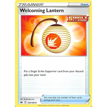 Sběratelská karetní hra Pokémon karta Welcoming Lantern 156/198