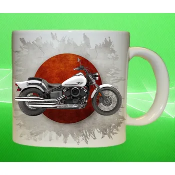 hrnek s motorkou YAMAHA V-Star 650 Custom