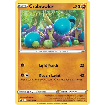 Karetní hra Pokémon karta Crabrawler 084/198