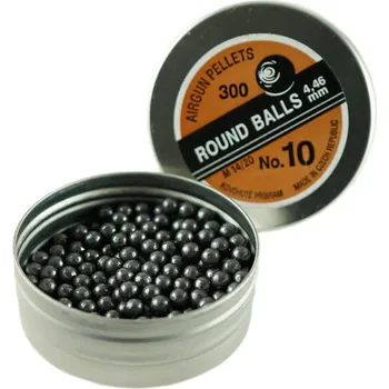 Příslušenství pro sportovní střelbu Broky do vzduchovky č.10, - 300ks, 4,46mm