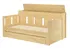 Dětská postel Rozkládací postel s úložným boxem na matrace 90-180 x 200 cm