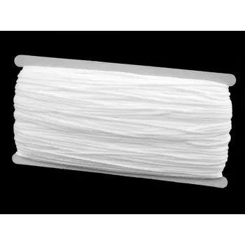 Kulatá pruženka - metráž - bílá (Ø2mm) (bílá (Ø2mm))