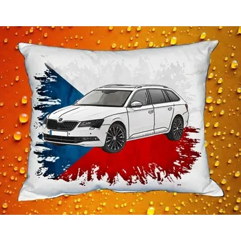 Povlak na polštářek Polštář s Českým autem 132 (auta České výroby)