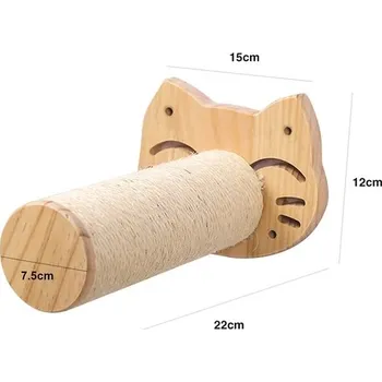 Dřevěný nábytek pro kočky | škrabadlo, houpačka, schody - Škrabadlo 02