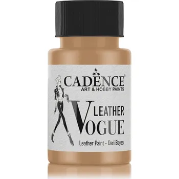 Speciální výtvarná barva Cadence Metalická barva na kůži Cadence Leather Vogue, 50 ml - antique gold, antická zlatá