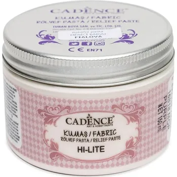 Speciální výtvarná barva Cadence Reliéfní pasta na textil Cadence Fabric Hi-Lite Magic, 150 ml - měnící barvu, fialová