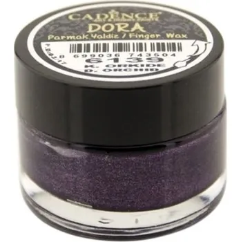 Speciální výtvarná barva Cadence Metalický patinovací vosk Cadence Dora, 20 ml - dark orchid, tmavý fialový