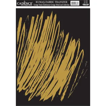 Nášivka Cadence Nažehlovací nálepka Cadence, 21x30 cm, zlatá - Čmáranice