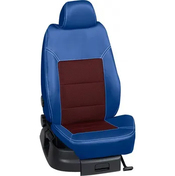 Potah sedadla Autopotahy Ford GALAXY / od r.2014->, 5 dveří, KOŽENKA > OR 0279 (OR 0279 / Modrý koženkový bok)