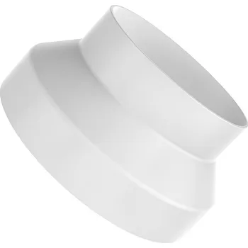 Hon&Guan 200mm až 150mm redukční adaptér pro trubkový ventilátor Nové zboží
