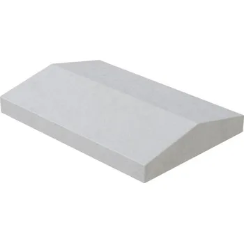 Plotová stříška z betonu Stříška 39/27/5,5 nat