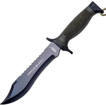 Bojový nůž JKR Taktický nůž Ursus Black, plast, černo-zelený