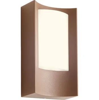 Venkovní osvětlení Smarter LED venkovní nástěnné svítidlo Warp, v.20cm Barva: Rezavě hnědá