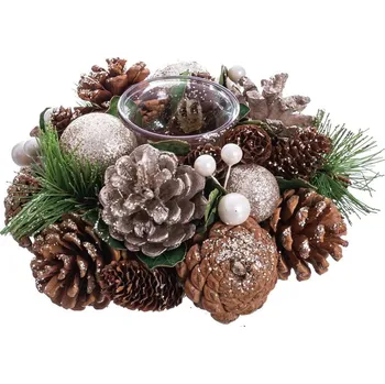 Svícen Plastovo-skleněný svícen – Casa Selección ID_1567612