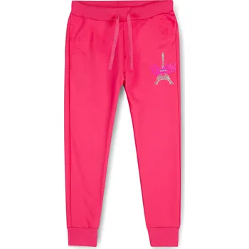 Dívčí tepláky - KUGO T607, fialovorůžová Barva: Fialovorůžová, Velikost: 146