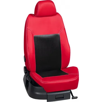 Potah sedadla Autopotahy Opel CASCADA / od r.2019->, 7 Míst, KOŽENKA > KS004 (KS004 / Červený koženkový bok)