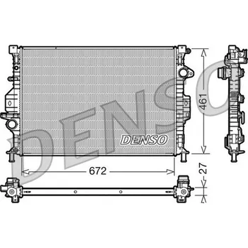 Chladič motoru Chladič, chlazení motoru DENSO DRM10069