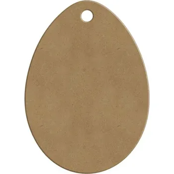 Velikonoční dekorace Gomille Dřevěný výřez k dekoraci Gomille, závěsný, 5,8x8 cm - Vajíčko