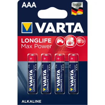 Článková baterie 10x4 Varta Longlife Max Power Micro AAA LR 03 VPE Innenkarton