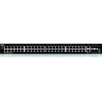 Switch Zyxel XGS2220-54, L3 Access Switch, 24x1G RJ45 2x10mG RJ45, 4x10G SFP+ Uplink, incl. 1 yr NebulaFlex Pro