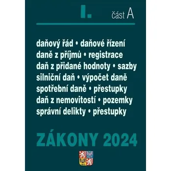 Zákony I A 2024 – Daňové zákony Kniha