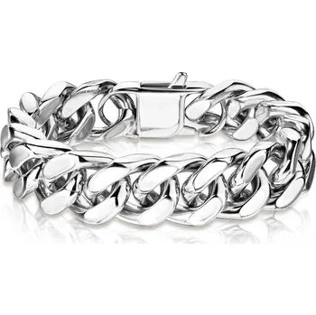 Náramek Pánský ocelový náramek, délka 21,5 cm