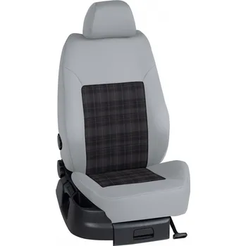 Potah sedadla Autopotahy Nissan MICRA / od r.2019->, 5 dveří, STANDARD > OR 0408 (OR 0408 / Světle šedý bok)