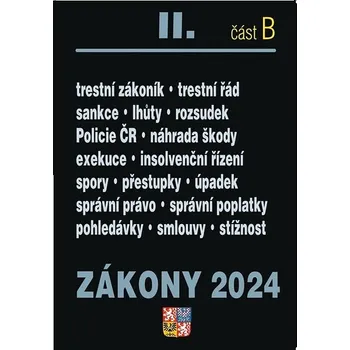 Zákony II B 2024 – Trestní právo Kniha