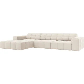 Pohovka Cosmopolitan Design Sametová rohová pohovka Chicago 284 cm, levá