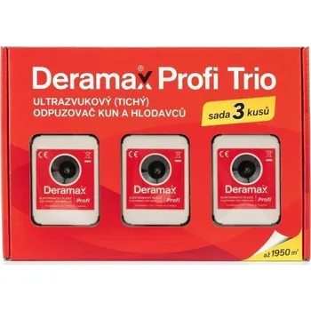 Ultrazvukový plašič kun a hlodavců DERAMAX-PROFI-TRIO