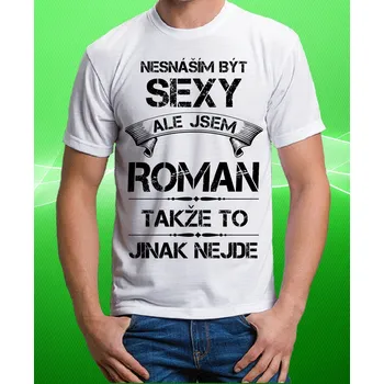 Pánské tričko tričko se jménem ROMAN 116