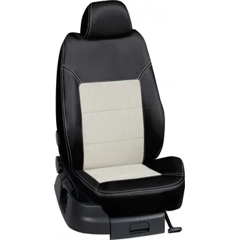 Potah sedadla Autopotahy Kia CEED / od r.2012->, 5 dveří, KOŽENKA > OR 0295 (OR 0295 / Černý koženkový bok)