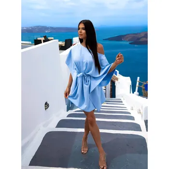 Dámské šaty Světle modré šaty GRANDIE