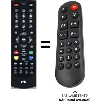 Dálkový ovladač XORO HRS 8540 HD náhradní dálkový ovladač pro seniory