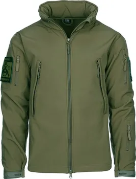 Pánská softshellová bunda 101INC Tactical Softshell zelená