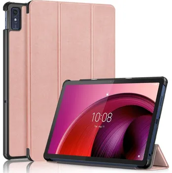 Příslušenství pro tablet VSECHNONAMOBIL 64781 LEATHER Zaklápěcí kryt pro Lenovo Tab M10 5G růžovozlatý