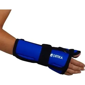 Ortika ortéza zápěstí OR 27 - L levá 21 cm—Krátká ortéza k fixaci zápěstí a palce duralová tvarovatelná dlaha