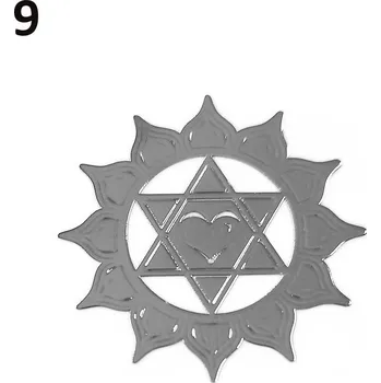 samolepka Orgonitové samolepky – stříbrná barva Varianta: 9