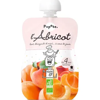 POPOTE Ovocná kapsička meruňka od 4.měsíců BIO 120 g
