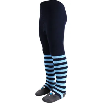 AMINA 07 silné termo punčocháče Boma 110-116 tm. modrá