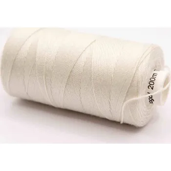 Nit Polyesterové riflové nitě v návinu 200 m - smetanová