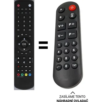 Dálkový ovladač Sharp LC-40LE530E náhradní dálkový ovladač pro seniory